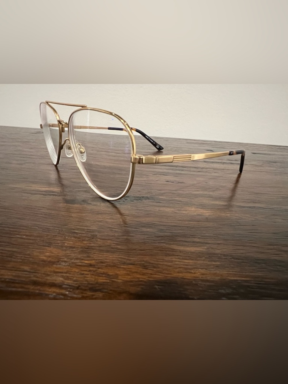 Men’s Bulova Titanium Chorlton Eyeglasses in Gold & Silver